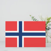 Papeterie Drapeau norvégien (Norvège) (Debout devant)