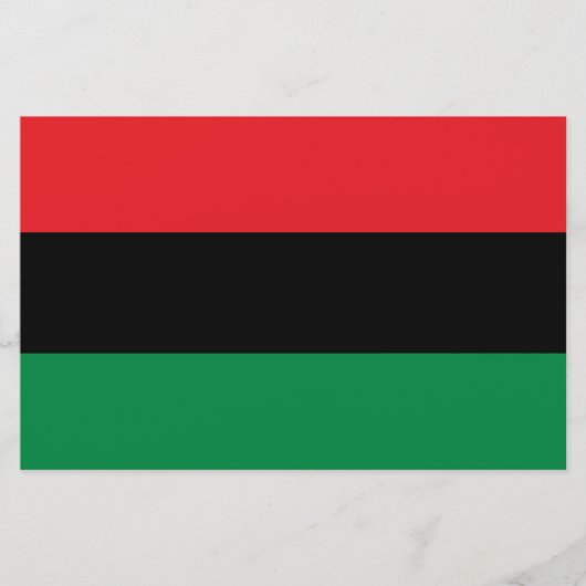 Papeterie Drapeau panafricain (Devant)