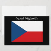 Papeterie Drapeau République tchèque - Ceska Republika (Devant / Derrière)