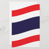 Papeterie Drapeau thaïlandais (Devant / Derrière)