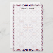 Papeterie Drapeau Union Jack britannique en calques (Devant / Derrière)