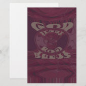 Papeterie Drôle Dieu bénit kenya Hakuna Matata Giraffes wov (Devant / Derrière)