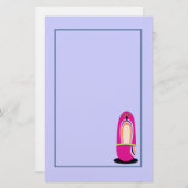 Papeterie Drôle Pingouin Rose (Devant / Derrière)