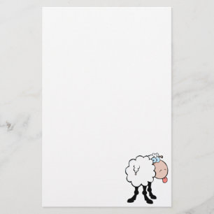 Papeterie drôles moutons mignonnes qui sortent la langue de