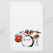 Papeterie drums (Devant / Derrière)