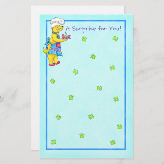 Papeterie du chef de chien (Devant / Derrière)