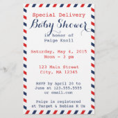 Papeterie du service postal baby shower (Devant)