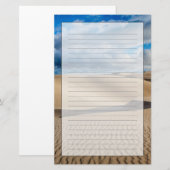 Papeterie Dunes infinies (Devant / Derrière)