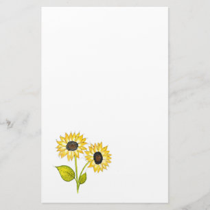 Papeterie Duo de tournesol
