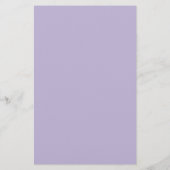 Papeterie Dusty Lavender Solid Color (Dos)