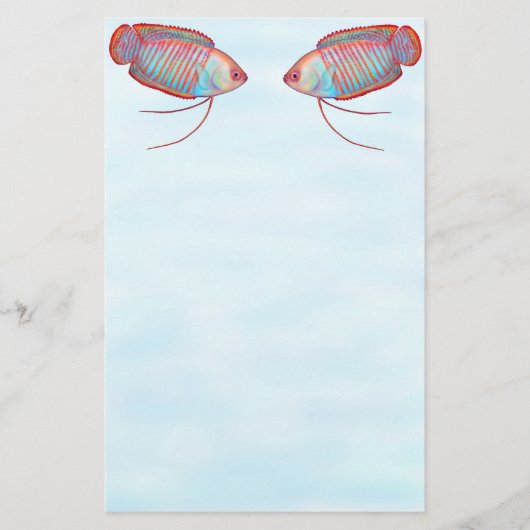 Papeterie Dwarf Gourami Fish Stationery (Devant)
