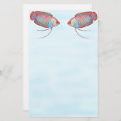 Papeterie Dwarf Gourami Fish Stationery (Devant / Derrière)