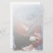 Papeterie Eagle-Stationnaire patriotique (Devant / Derrière)