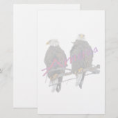 Papeterie Eagles jumel Amérique (Devant / Derrière)