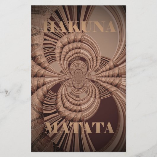 Papeterie Earthy Hakuna Matata (Devant)
