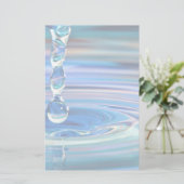 Papeterie Eau Bleue claire qui s'écoule (Debout devant)