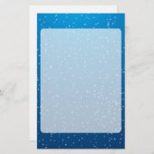 Papeterie Eau bleue profonde et bulles TIny (Devant / Derrière)