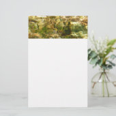 Papeterie Eau de sources chaudes Green-Gold Nature (Debout devant)