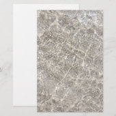 Papeterie Eau étincelante sur la plage de sable été (Devant / Derrière)