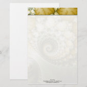 Papeterie Écale l'art fractal (Devant / Derrière)