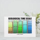 Papeterie Échelle géologique (âge géologique) (Debout devant)