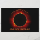 Papeterie Éclipse solaire (Devant)