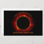 Papeterie Éclipse solaire (Devant / Derrière)