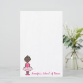 Papeterie École de danse personnalisée Studio enseignant Bal (Debout devant)