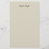 Papeterie Écriture manuscrite élégante stylée chic simple (Devant)