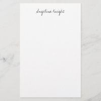 Écriture manuscrite élégante stylée tendance uniqu