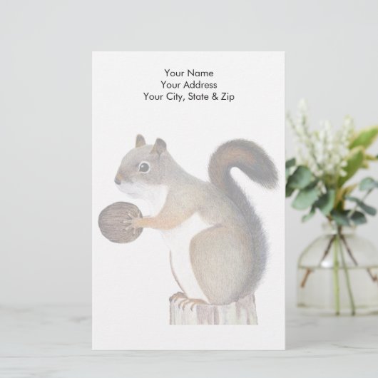 Papeterie Écureuil (Debout devant)