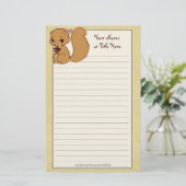 Papeterie Écureuil de Cutie stationnaire (Debout devant)