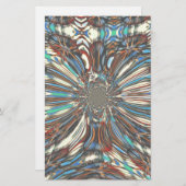 Papeterie Edgy African Urban Pop Art Conception optique Abst (Devant / Derrière)