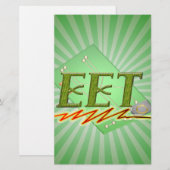 PAPETERIE EET - LOGO DE LA COMMISSION DES CIRCUITS TECHNIQUE (Devant / Derrière)
