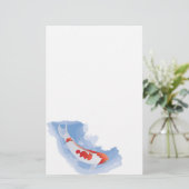 Papeterie effarouchée de Koi (Digital) (Debout devant)