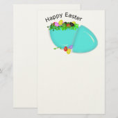 PAPETERIE EGG "HAPPY EASTER" (Devant / Derrière)