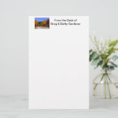 Papeterie Egg Harbour, WI automne saison avec chariot (Debout devant)