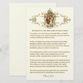 Papeterie Église Mariage catholique Modeste Attente pour les (Devant / Derrière)