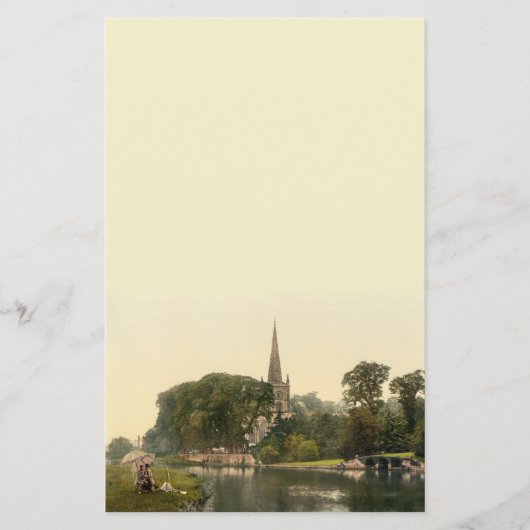 Papeterie Église Trinity I, Stratford-sur-Avon, Angleterre (Devant)