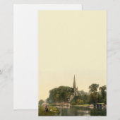 Papeterie Église Trinity I, Stratford-sur-Avon, Angleterre (Devant / Derrière)