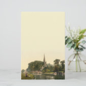Papeterie Église Trinity I, Stratford-sur-Avon, Angleterre (Debout devant)