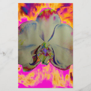 Papeterie Élégant abstrait tropical floral