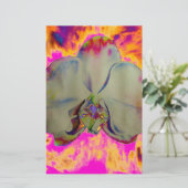 Papeterie Élégant abstrait tropical floral (Debout devant)