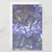 Papeterie Élégant boho poussiéreux floral violet clair fleur (Devant / Derrière)