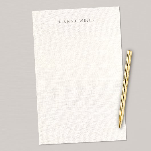 Papeterie Élégant linge minimaliste personnalisé (image)