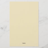 Papeterie Élégant Moderne Simple Minimaliste (Dos)