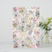 Papeterie Elégant rose gris blanc (Debout devant)