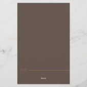 Papeterie Élégant Rose Monogramme blanc (Dos)