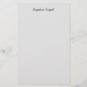 Papeterie Élégant stylé tendance unique écriture manuscrite  (Devant)