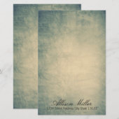 Papeterie Elégante aquarelle (Devant / Derrière)